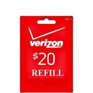 Upon order confirmation for the chosen travel or egift card, the balance of verizon dollars in your digital wallet will be reduced by the amount of. Amazon.com: $20 Verizon Wireless Prepaid Refill Top up Card: Cell Phones & Accessories