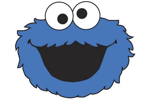 Free Printable Cookie Monster Face Template Printable Templates