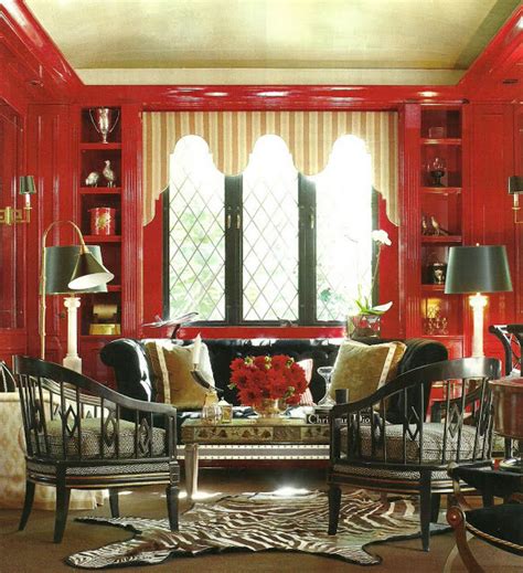 For contrast, bright red, white, and green accents draw the eye away many modern living room ideas revolve around subdued colors, but not this one. Living Rooms Red Zebra | Simple Home Decoration