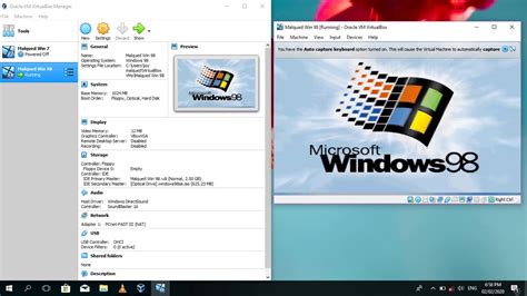 Installing Windows 98 In Virtualbox Youtube