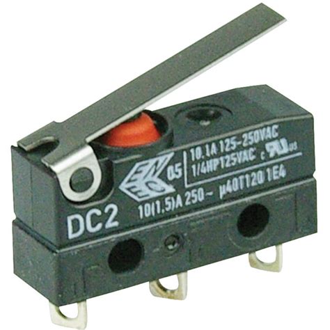 Zf Dc Series Sealed Subminiature Snap Action Switches Rapid Online
