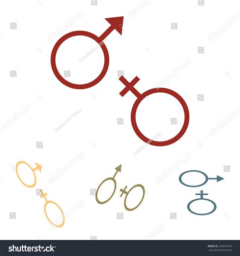 Sex Symbol Vector Illustration Set Isometric Stock Vector Royalty Free 259223702 Shutterstock