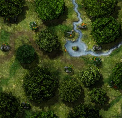 Whispering Grove Fantasy Map Tabletop Rpg Maps Dungeon Maps