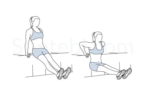 Use realtime diagrams in dashboards and screens; Tricep Dips | Illustrated Exercise Guide