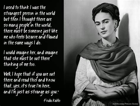 Quote Of The Day Frida Kahlo ~ Self Rescuing Princess Society