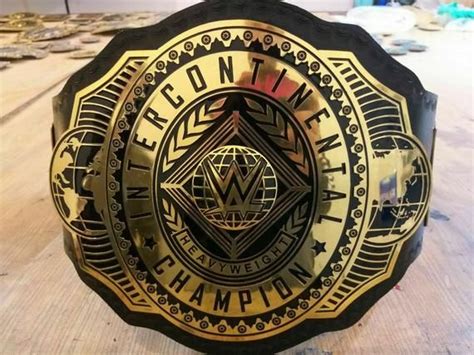 Wwe Intercontinental Wrestling Championship Belt In 2020 Wwe Belts