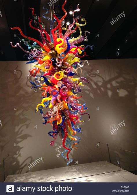 Blown Glass Work Of Art By Dale Chihuly Displayed At Museum Of Glass In