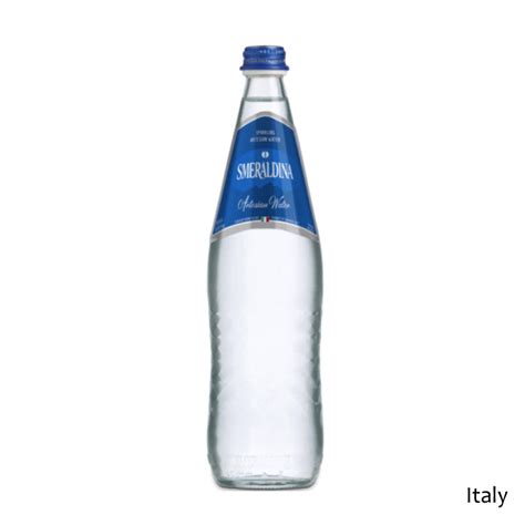 Smeraldina 750ml Sparkling Italian Glass Bottled Water Salacious Drinks