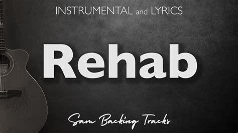 Rehab Acoustic Karaoke With Lyrics Amy Winehouse Youtube