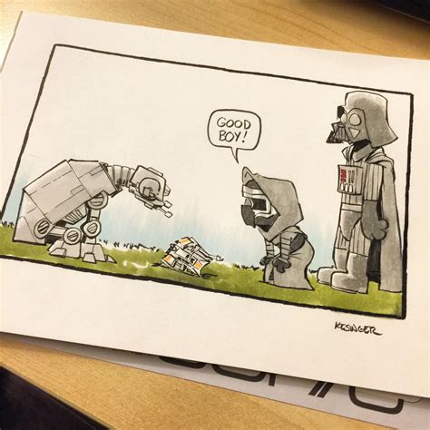 Star Wars And Calvin And Hobbes Is The Perfect Combination In These Fantastic Cartoons Star Wars