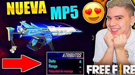 cuando vi esto me enamore 😍la mp5 legendaria 🔥 no es evolutiva 😭 free fire youtube