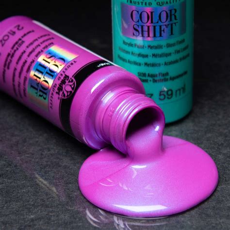 Shop Plaid Folkart ® Color Shift™ Acrylic Paint Aqua Flash 2 Oz