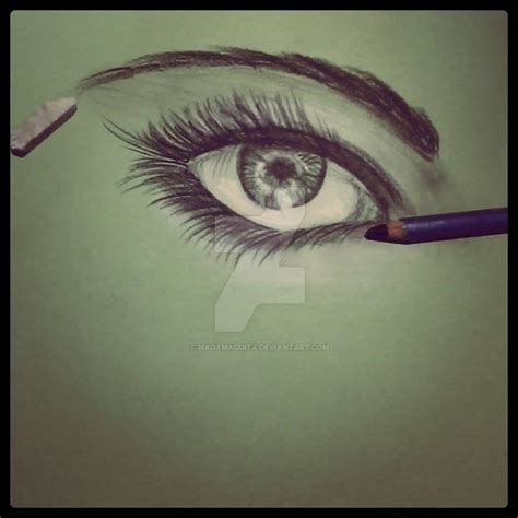 Green Eye By Magamaguita On Deviantart