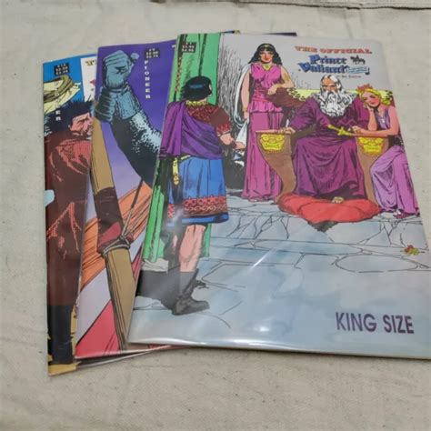 The Official Prince Valiant Comic Lot Pioneer Comics 1988 1 9 And 12