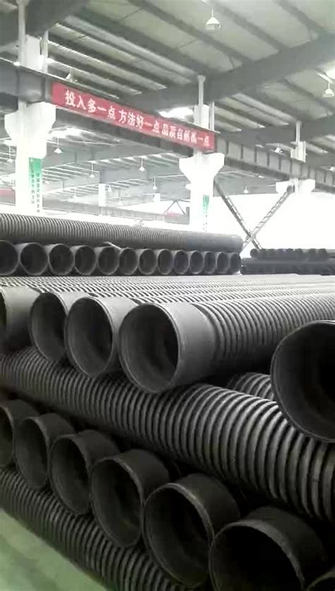 18 Inch Hdpe Double Wall Corrugated Pe Drainage Pipe Dwc Hdpe Plastic