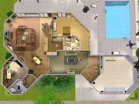 Back Sims House Layouts Home Plans And Blueprints 24132