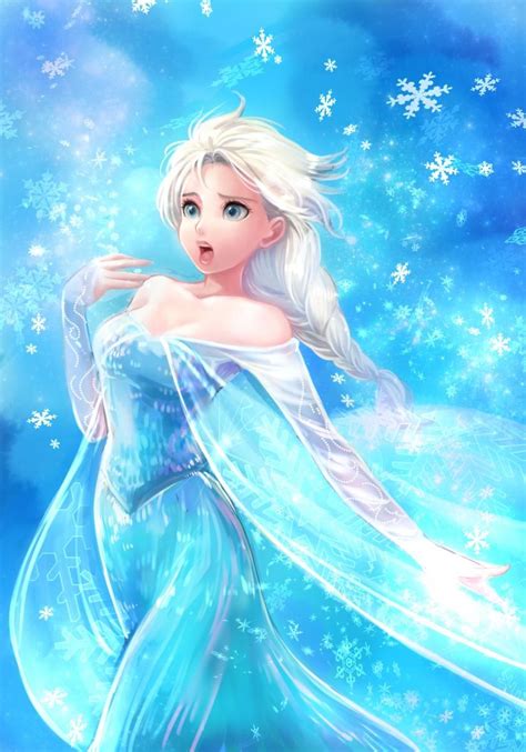 Elsa By A Ka Disney Frozen Elsa Disney Princess Anime Frozen Art