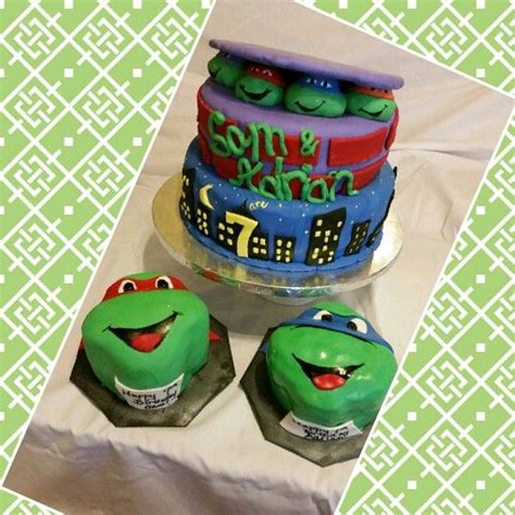 Tmnt Cakes From Gabbys Custom Cakes In Sacramento Check Us Out On Facebook
