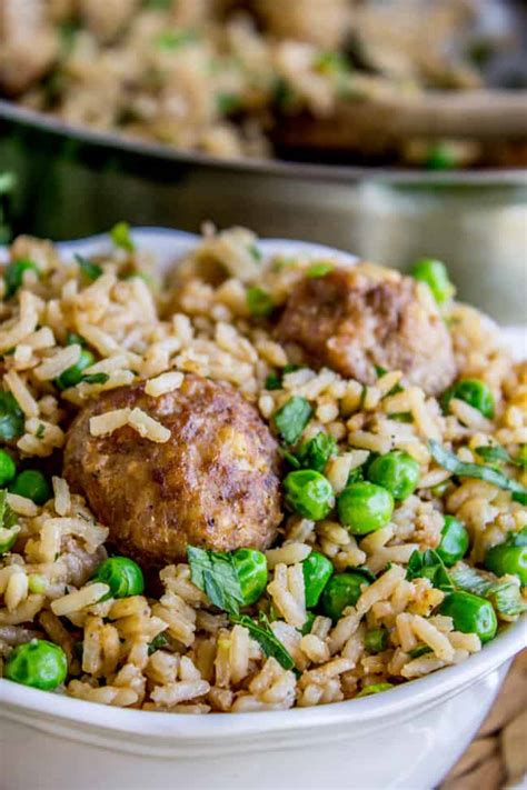 Meatballs And Rice Skillet Dinner Recipe