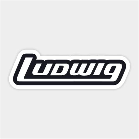 Ludwig 70s Logo 70s 70s Sticker Teepublic Uk