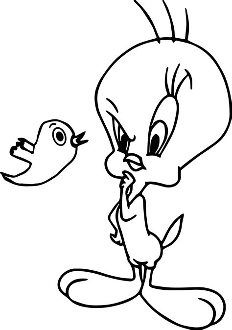 Tweety Baby Coloring Coloring Pages