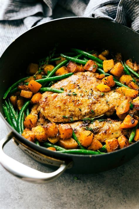 Skillet Chicken And Butternut Squash Chelseas Messy Apron