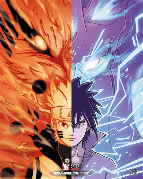 Naruto Vs Sasuke Final Battle Drawing