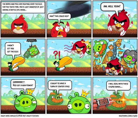 Angry Birds Abriged S1 Ep10 Reds Mighty Feathers Comic Studio