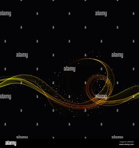 Abstract Gold Strips Design Shiny Golden Moving Lines Design Element