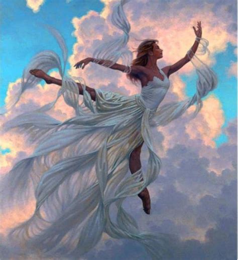 Flying Female Angel