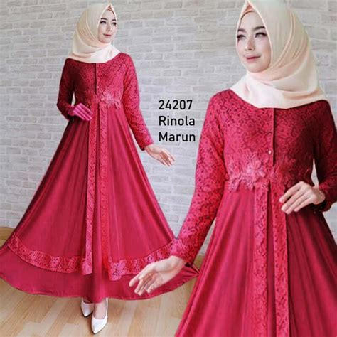 Maybe you would like to learn more about one of these? 30+ Model Baju Gamis Untuk Wisuda 2020 - Fashion Modern ...