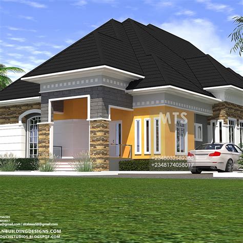 Modern 4 Bedroom Bungalow House Plans In Nigeria Worldcreeps 525