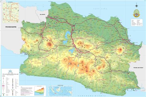 Peta Kota Peta Provinsi Jawa Barat
