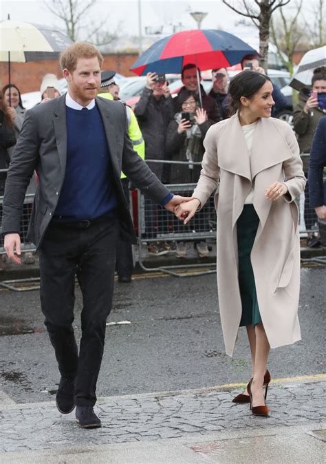 Meghan Markle Wore A Cool Creamy Transitional Spring Coat And Here S