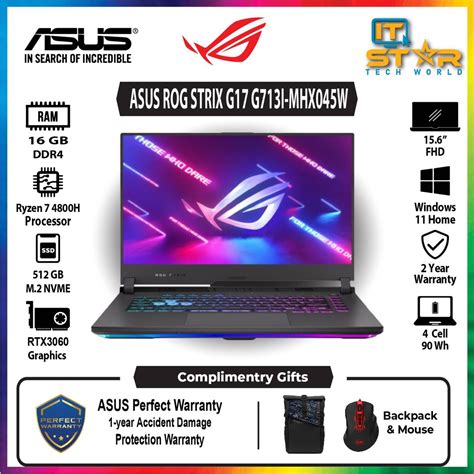 Asus Rog Stix G17 Gaming Laptop Computers And Tech Laptops And Notebooks