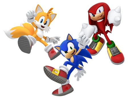 Sonic Tails And Knuckles Team Sonic On