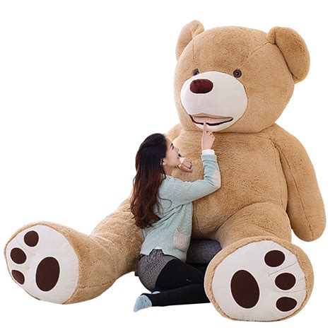 1pc Huge Size 260cm America Giant Teddy Bear Plush Toys Soft Teddy Bear