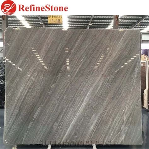 Kylin Wood Marble Slabs And Tiles Grey Brown Wooden Marble Slabs From