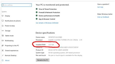 Ram denotes how much memory does your computer has. How to Check Your Computer Specs in Windows 10/8/7 2020 ...