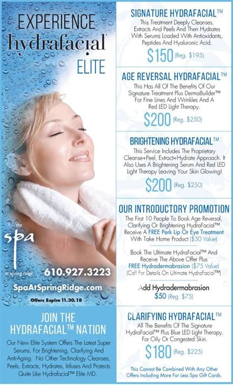 Hydrafacial Spa At Spring Ridge Specials Medspa Wyomissing Spa Treatyourself Skincare