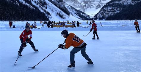 Lake Louise Turned Into A Magical Ice Hockey Wonderland This Weekend