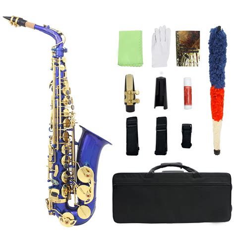 High Quality Blue Color Alto Saxophone Buy Blue Color Alto Saxophone