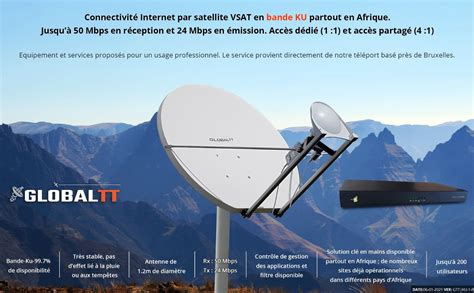 Internet Par Satellite Vsat En Accès Partagé 41 Volume Illimité