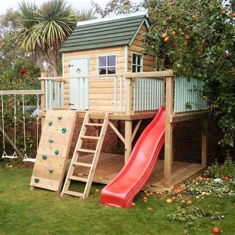 47 Backyard Design Ideas With Childrens Slides