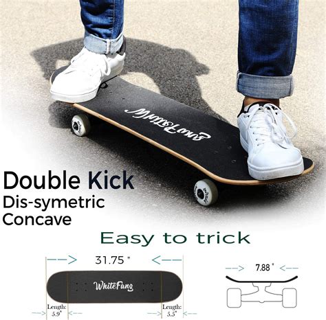 Buy Whitefang Skateboards For Beginners Complete Skateboard 31 X 788