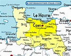 Cartina Normandia | Cartina