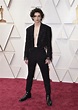 Timothée Chalamet en la alfombra roja de los Oscar 2022 - Fotos en ...