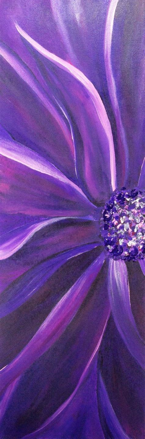 Purple Purple Art Canvas Painting Art Painting