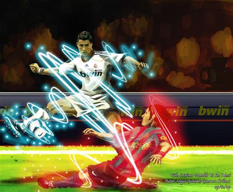 Cristiano Ronaldo Vs Leo Messi By Edgarjaquez On Deviantart