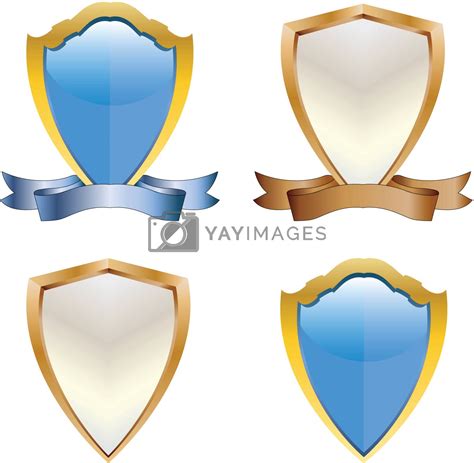 3d Shields By Elaineitalia Vectors And Illustrations Free Download